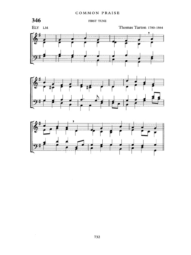 Common Praise: A new edition of Hymns Ancient and Modern page 733