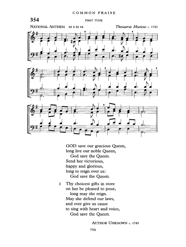 Common Praise: A new edition of Hymns Ancient and Modern page 755