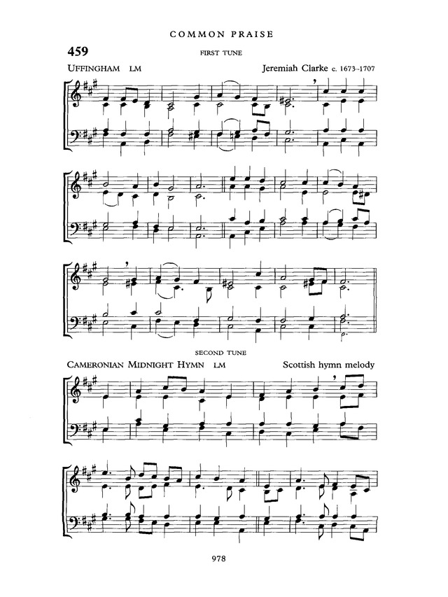Common Praise: A new edition of Hymns Ancient and Modern page 979
