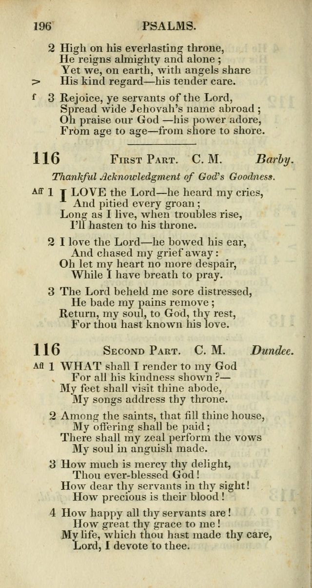 Church Psalmody: a Collection of Psalms and Hymns adapted to public worship page 199