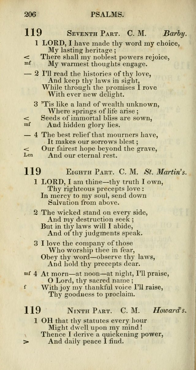 Church Psalmody: a Collection of Psalms and Hymns adapted to public worship page 209
