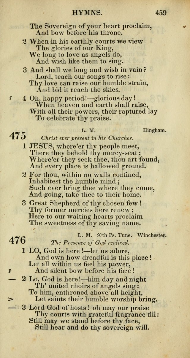 Church Psalmody: a Collection of Psalms and Hymns adapted to public worship page 462