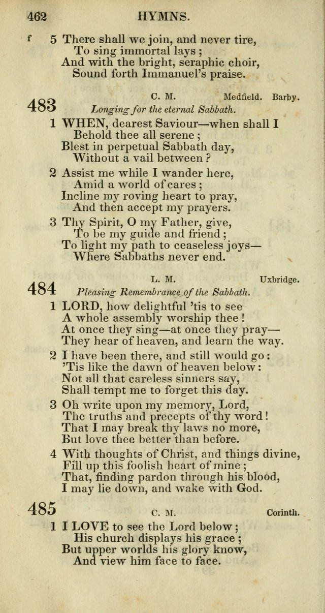 Church Psalmody: a Collection of Psalms and Hymns adapted to public worship page 465