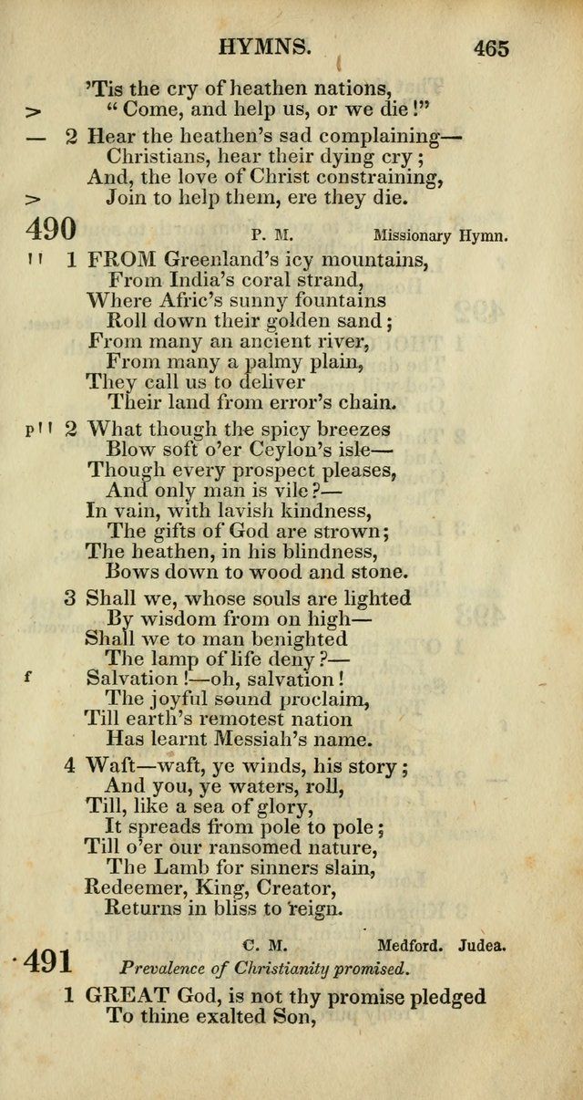 Church Psalmody: a Collection of Psalms and Hymns adapted to public worship page 468