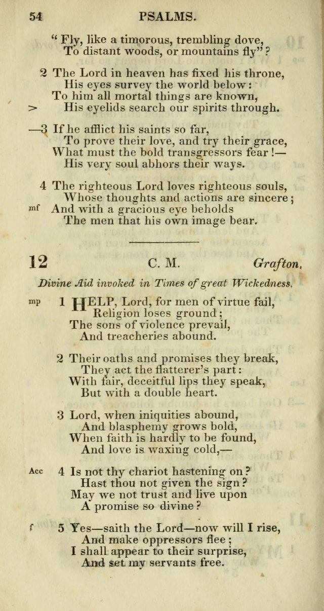 Church Psalmody: a Collection of Psalms and Hymns adapted to public worship page 57