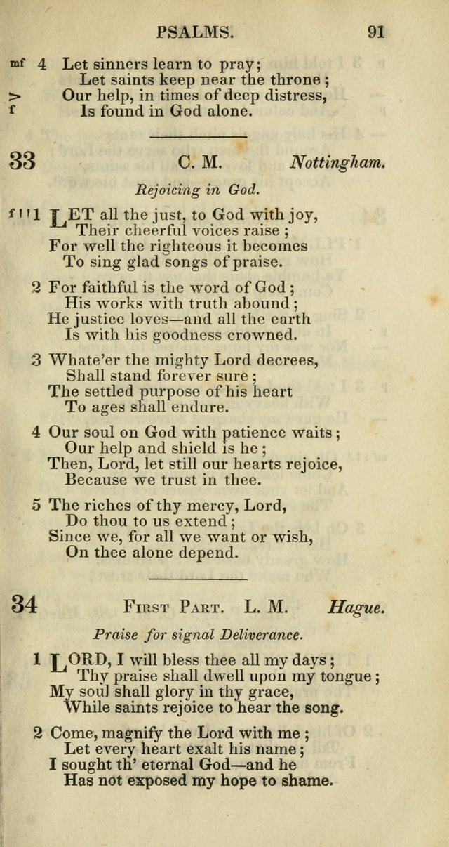 Church Psalmody: a Collection of Psalms and Hymns adapted to public worship page 94