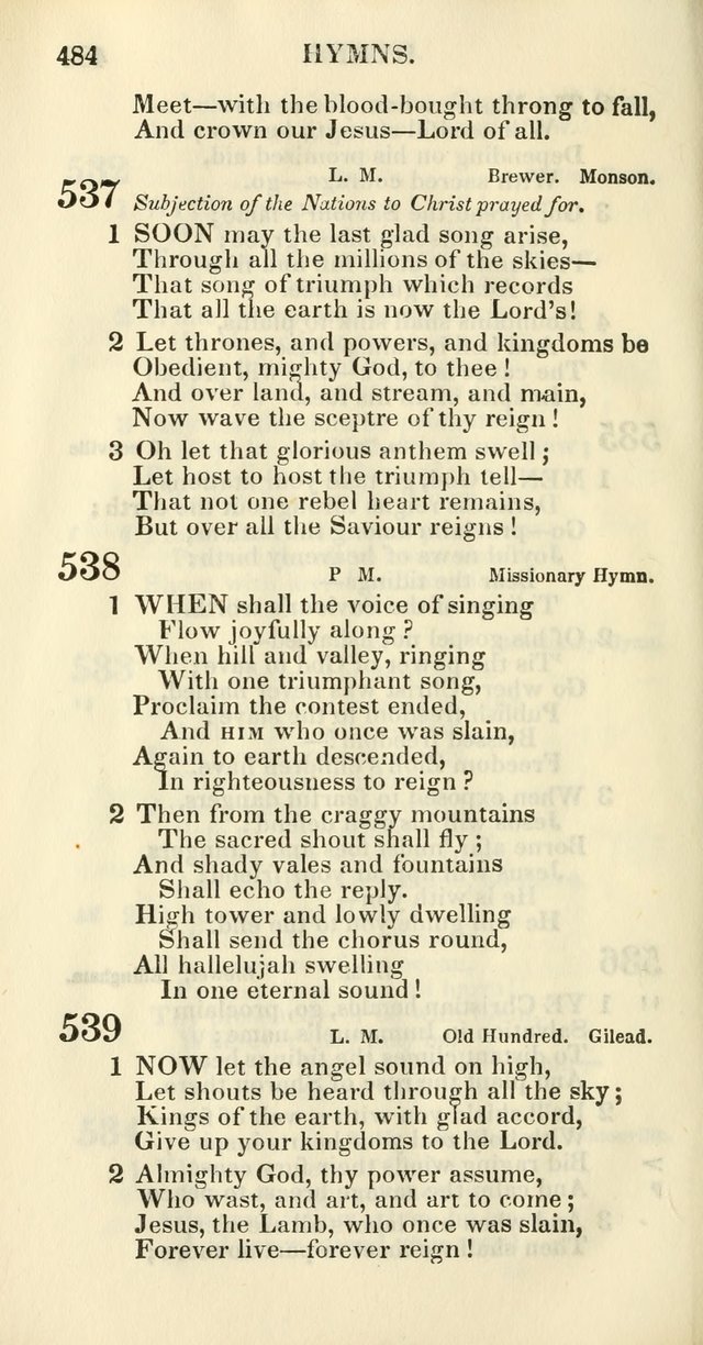 Church Psalmody: a Collection of Psalms and Hymns Adapted to Public Worship page 489