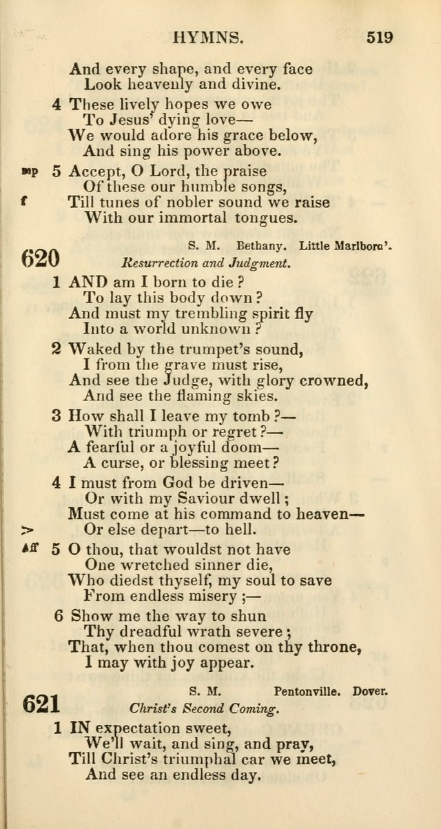 Church Psalmody: a Collection of Psalms and Hymns Adapted to Public Worship page 524