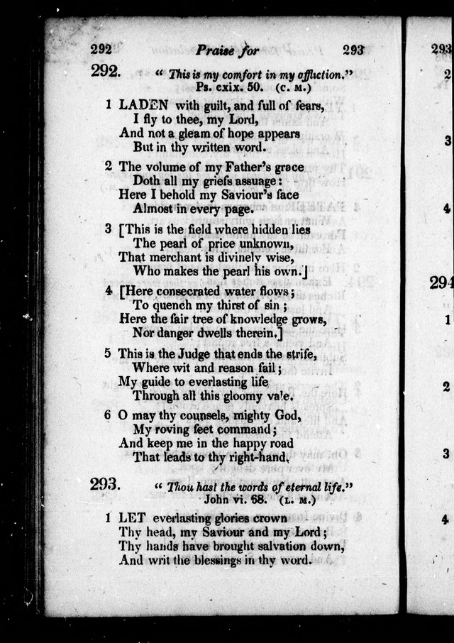 Church Psalmody: or, hymns for public worship, selected from Dr. Watts