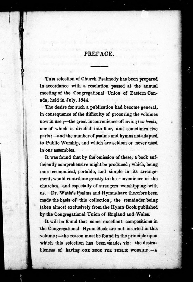 Church Psalmody: or, hymns for public worship, selected from Dr. Watts
