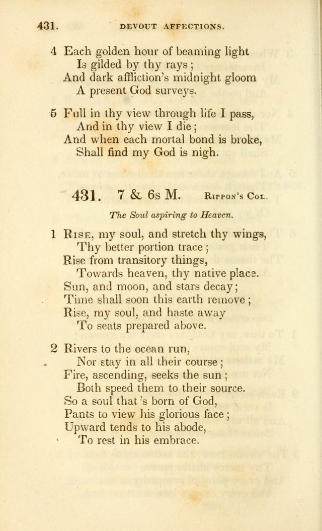 A Collection of Psalms and Hymns for Christian Worship page 319