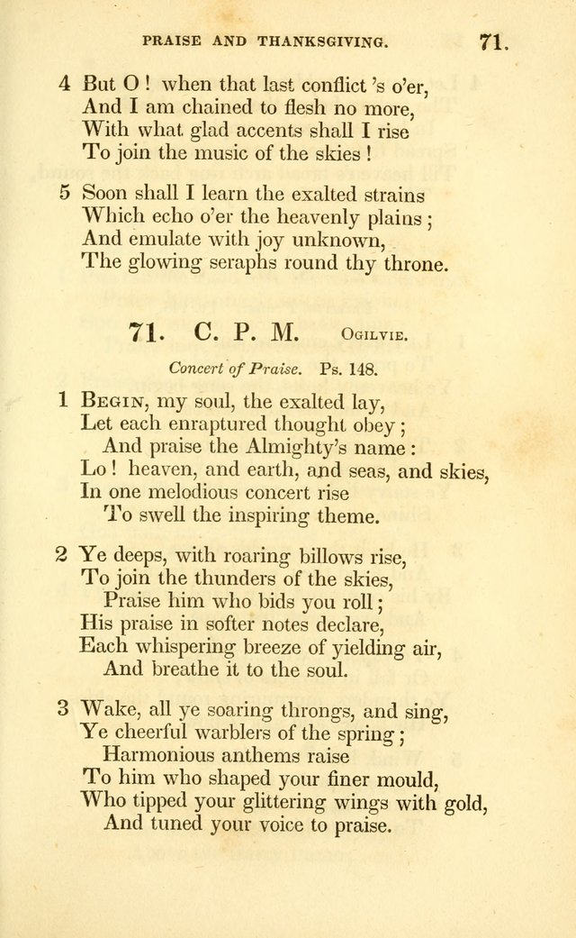 A Collection of Psalms and Hymns for Christian Worship page 58