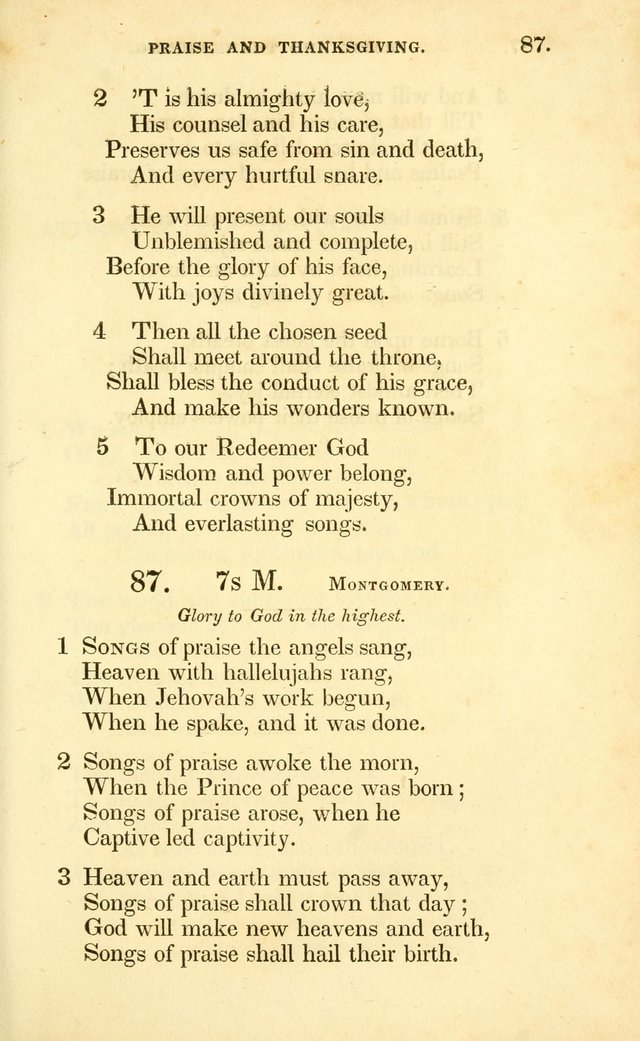 A Collection of Psalms and Hymns for Christian Worship page 70