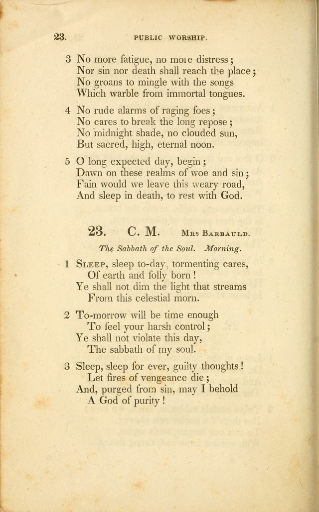 A Collection of Psalms and Hymns for Christian Worship. (3rd ed.) page 18