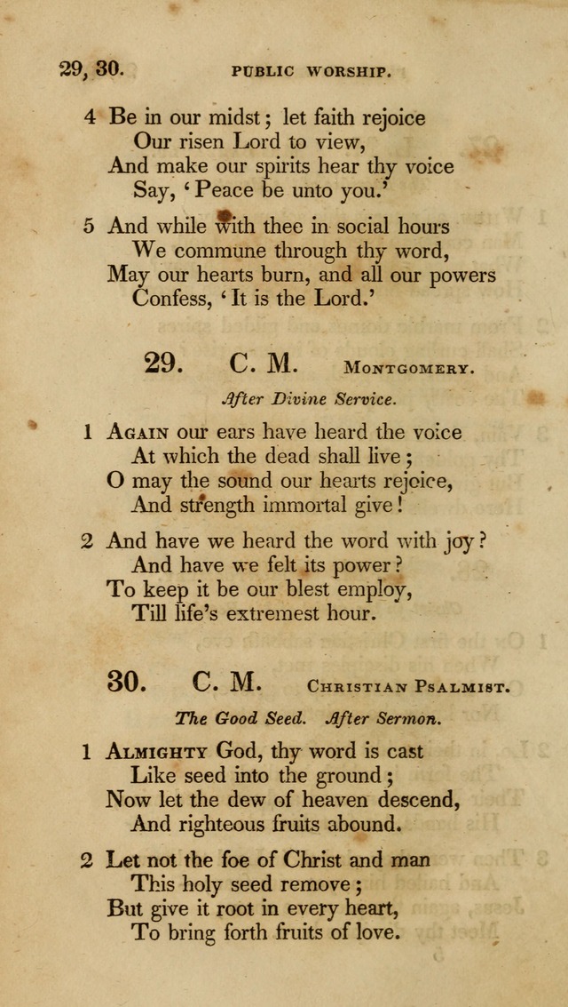 A Collection of Psalms and Hymns for Christian Worship (6th ed.) page 22