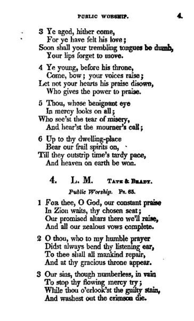 A Collection of Psalms and Hymns for Christian Worship. 16th ed. page 3
