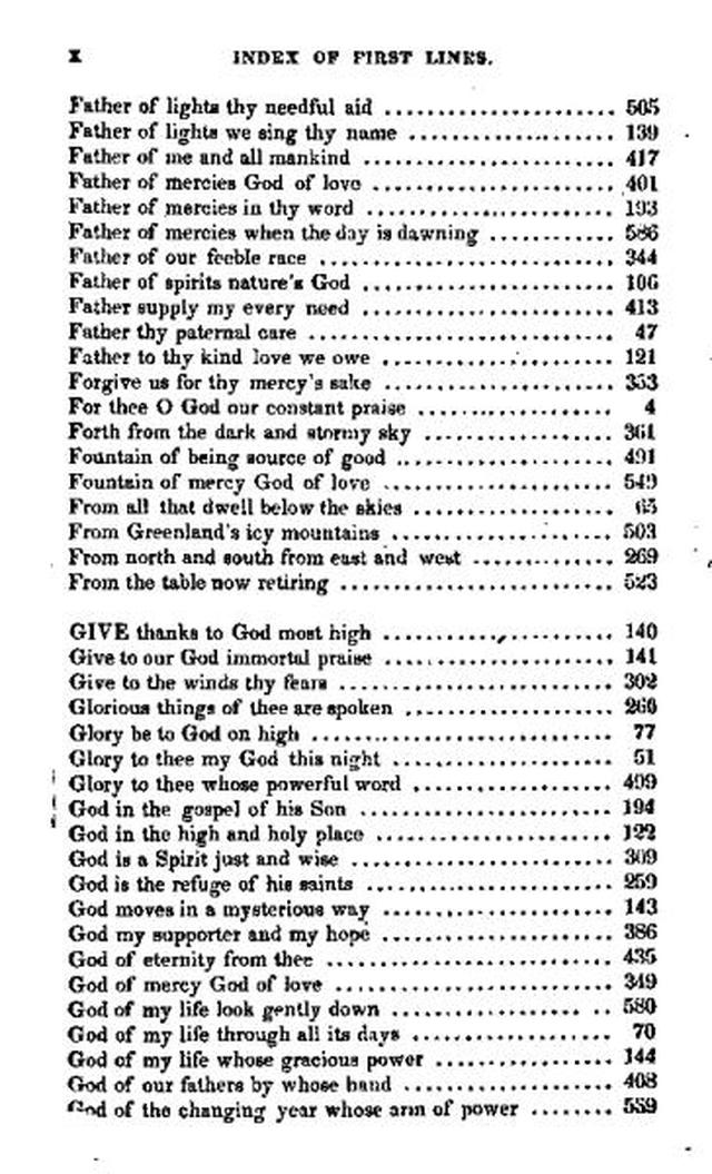 A Collection of Psalms and Hymns for Christian Worship. 16th ed. page xvii