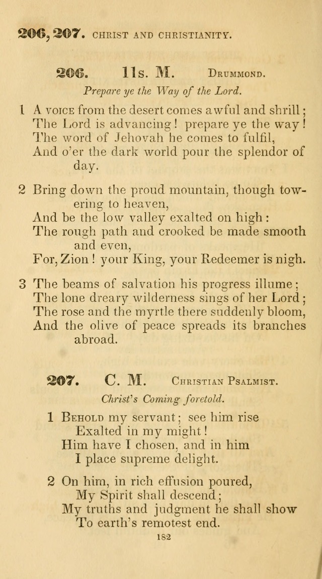 A Collection of Psalms and Hymns for Christian Worship. (45th ed.) page 182