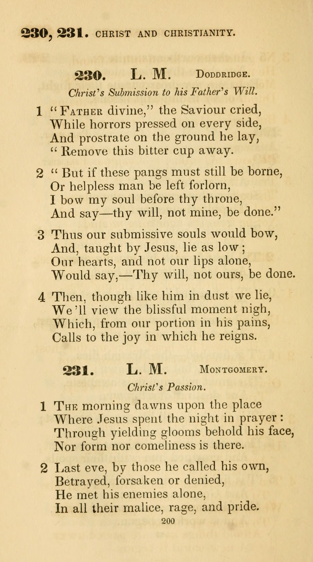 A Collection of Psalms and Hymns for Christian Worship. (45th ed.) page 200