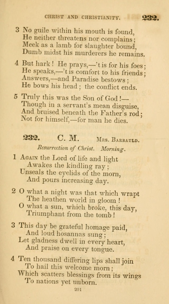 A Collection of Psalms and Hymns for Christian Worship. (45th ed.) page 201