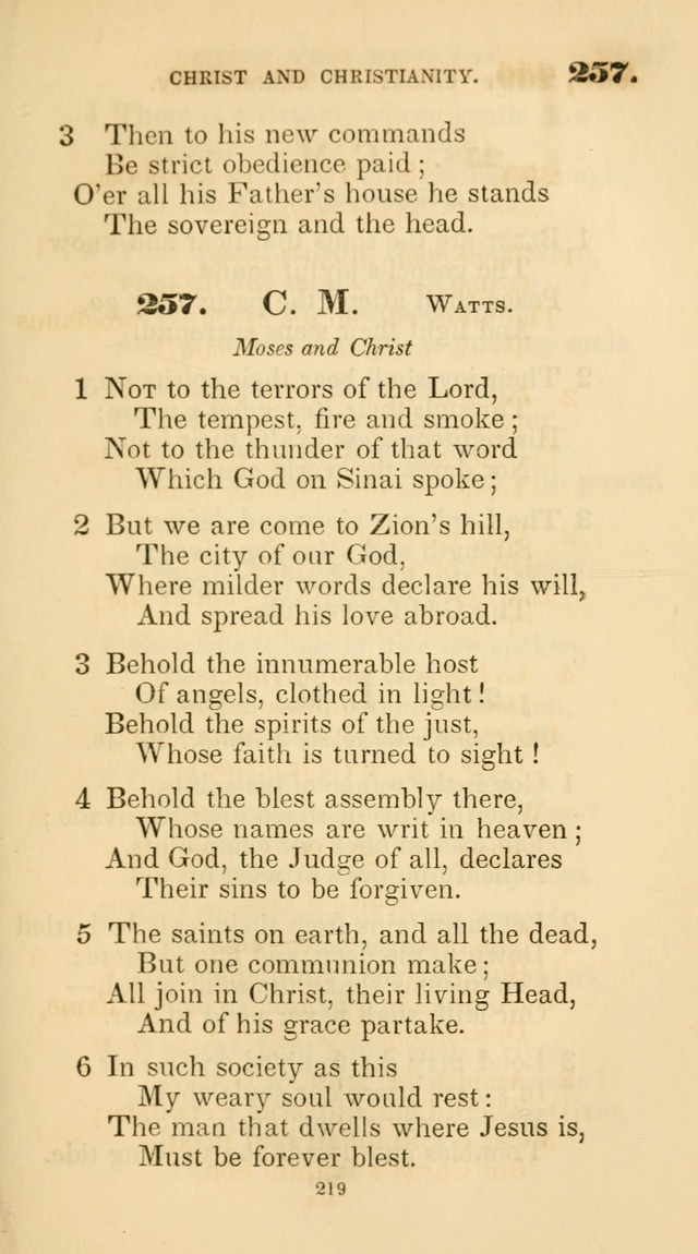A Collection of Psalms and Hymns for Christian Worship. (45th ed.) page 219