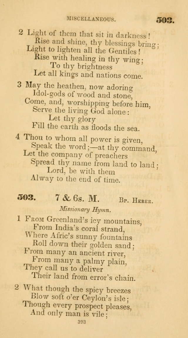 A Collection of Psalms and Hymns for Christian Worship. (45th ed.) page 393