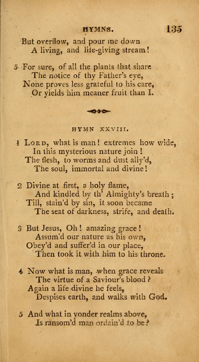 A Collection of Psalms and Hymns: from various authors, chiefly designed for public worship (4th ed.) page 135