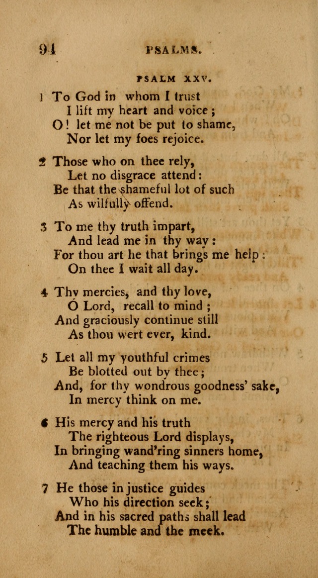 A Collection of Psalms and Hymns: from various authors, chiefly designed for public worship (4th ed.) page 94