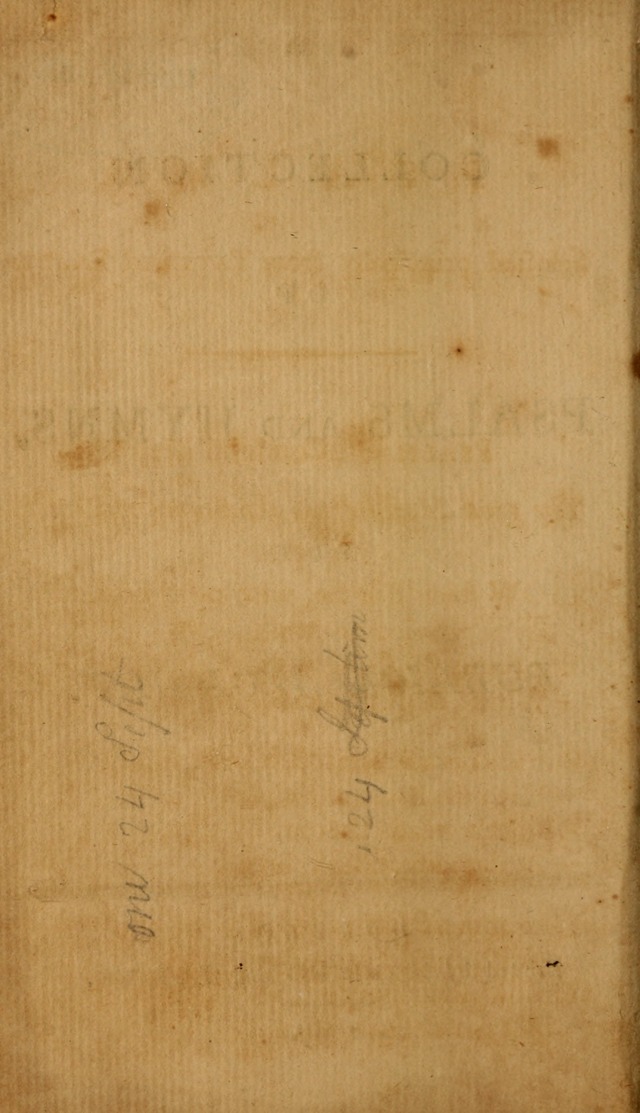 A Collection of Psalms and Hymns for Publick Worship page 2