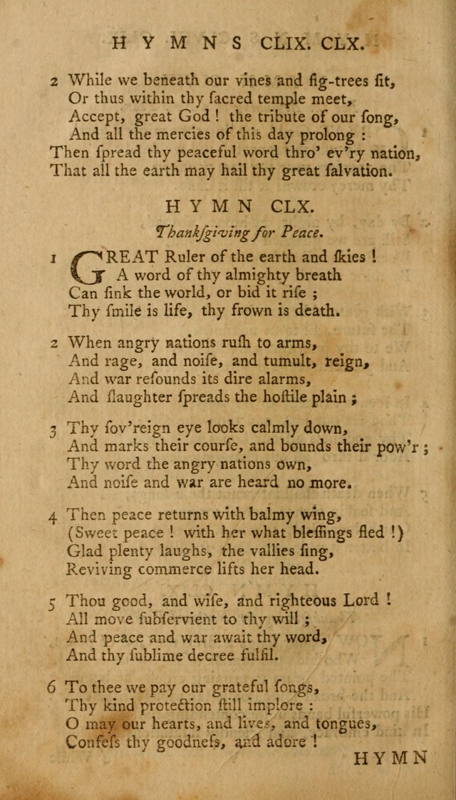 A Collection of Psalms and Hymns for Public Worship page 160