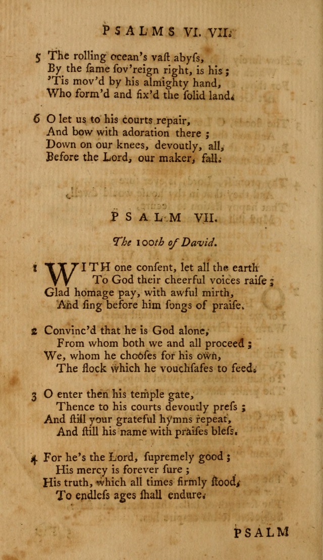 A Collection of Psalms and Hymns for Public Worship page 6
