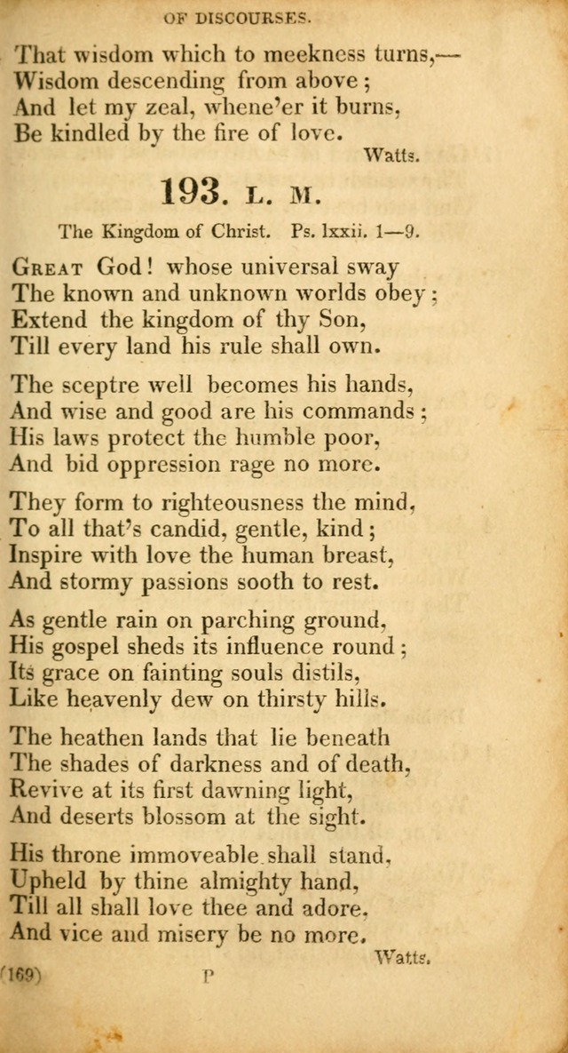 A Collection of Psalms and hymns, for social and private worship page 178