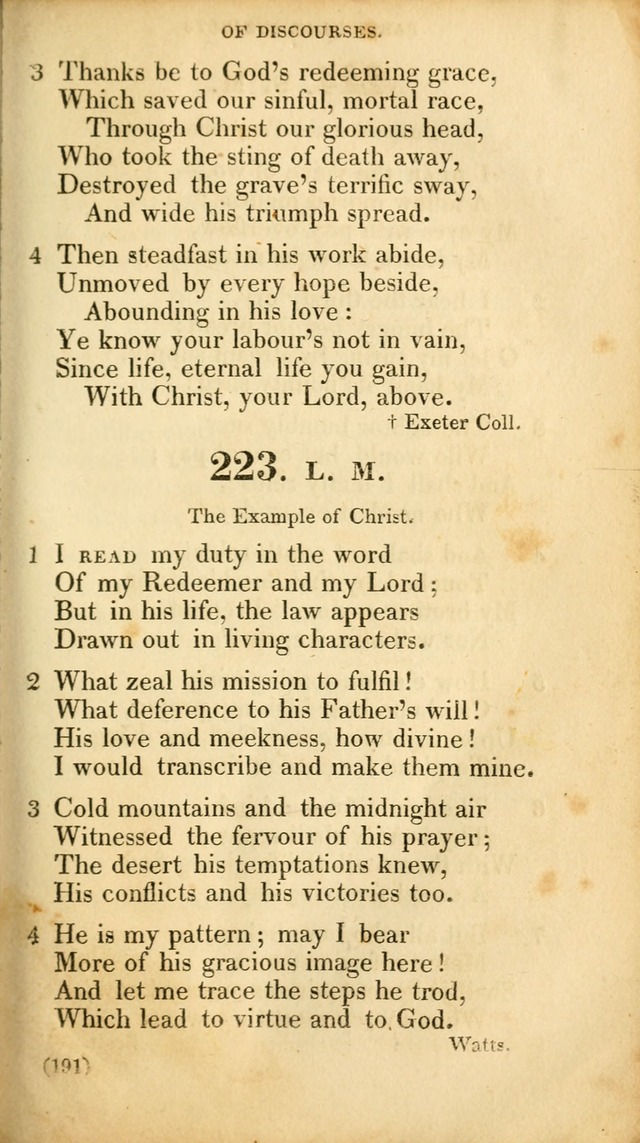 A Collection of Psalms and hymns, for social and private worship page 200
