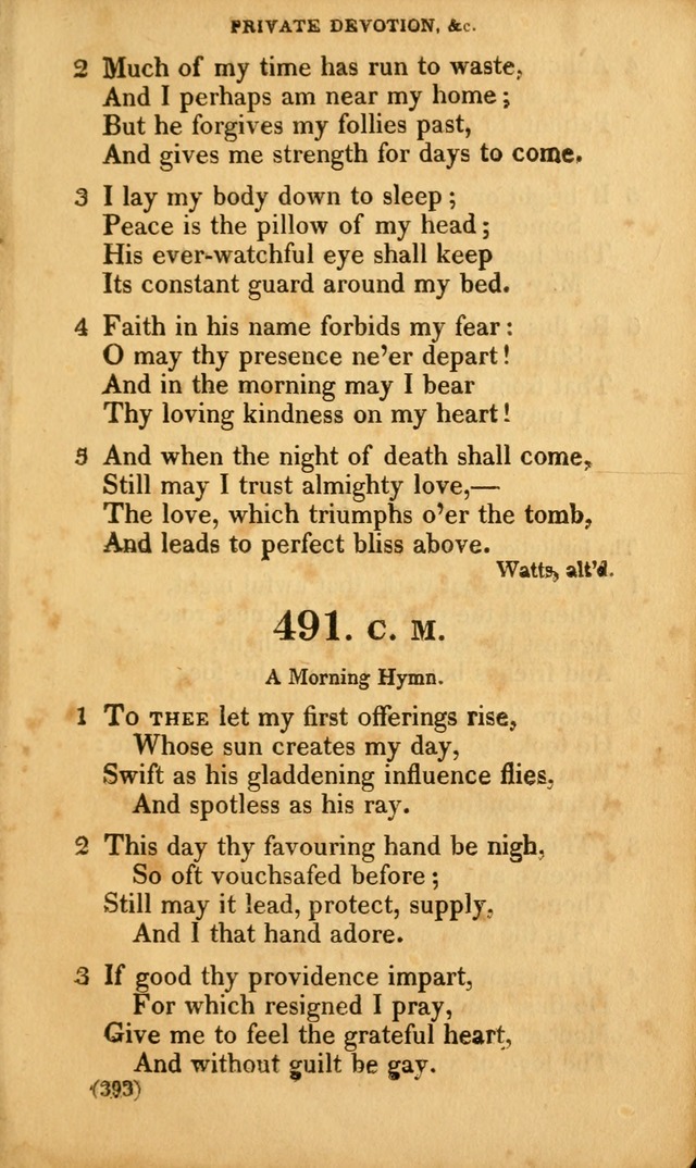 A Collection of Psalms and hymns, for social and private worship page 402