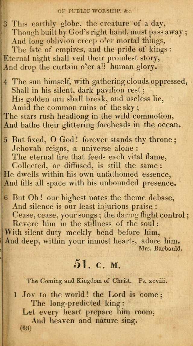 A Collection of Psalms and hymns, for social and private worship page 72