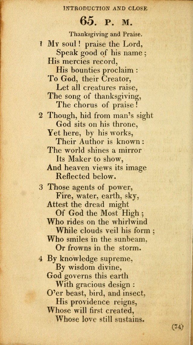 A Collection of Psalms and hymns, for social and private worship page 83