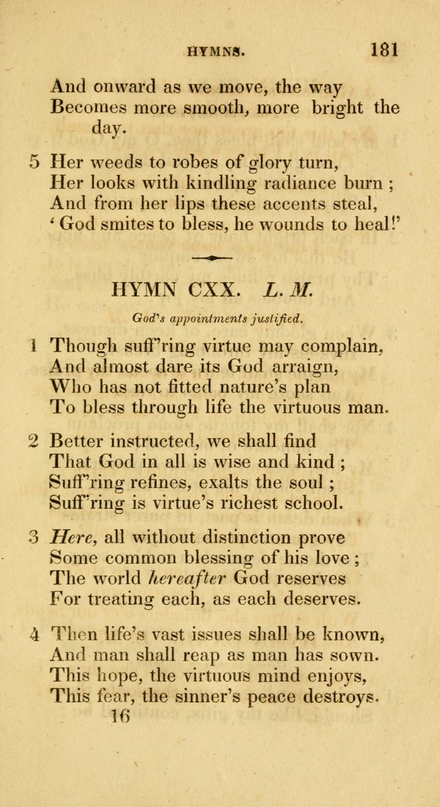 A Collection of Psalms and Hymns for Social and Private Worship page 181