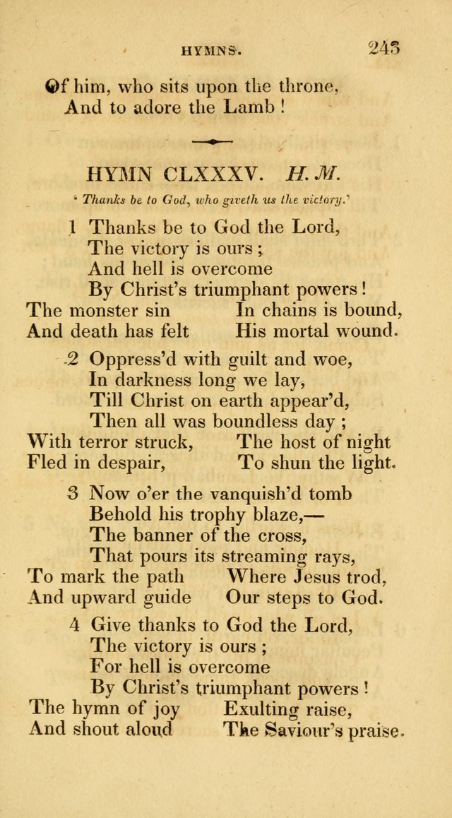 A Collection of Psalms and Hymns for Social and Private Worship page 243
