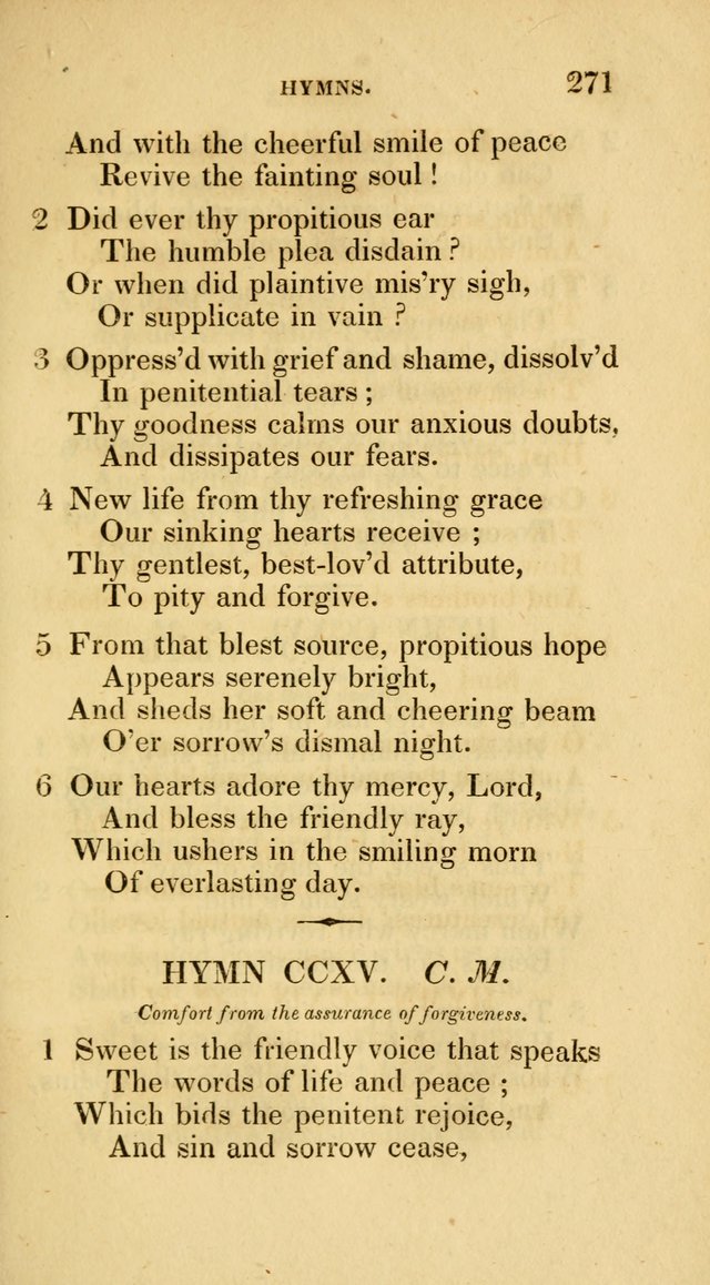 A Collection of Psalms and Hymns for Social and Private Worship page 271
