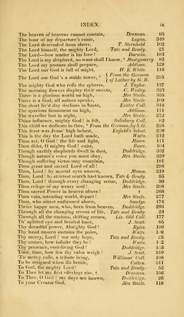 A Collection of Psalms and Hymns for Social and Private Worship page 9