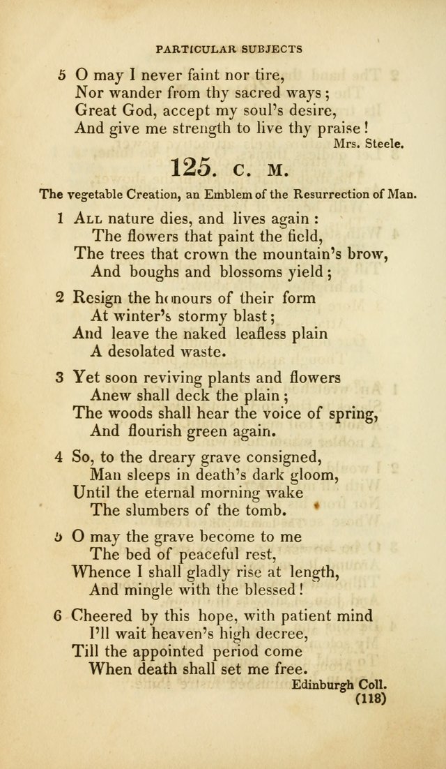A Collection of Psalms and Hymns, for Social and Private Worship (Rev. ed.  with supplement) page 119