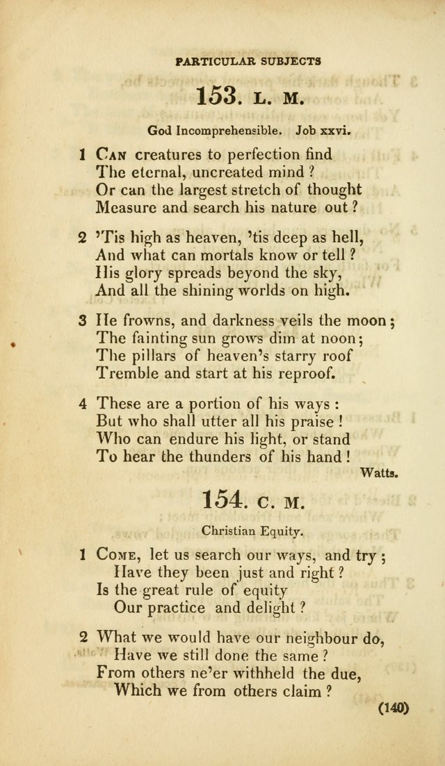 A Collection of Psalms and Hymns, for Social and Private Worship (Rev. ed.  with supplement) page 141