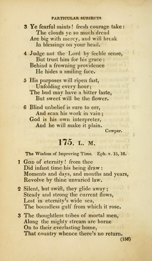 A Collection of Psalms and Hymns, for Social and Private Worship (Rev. ed.  with supplement) page 157
