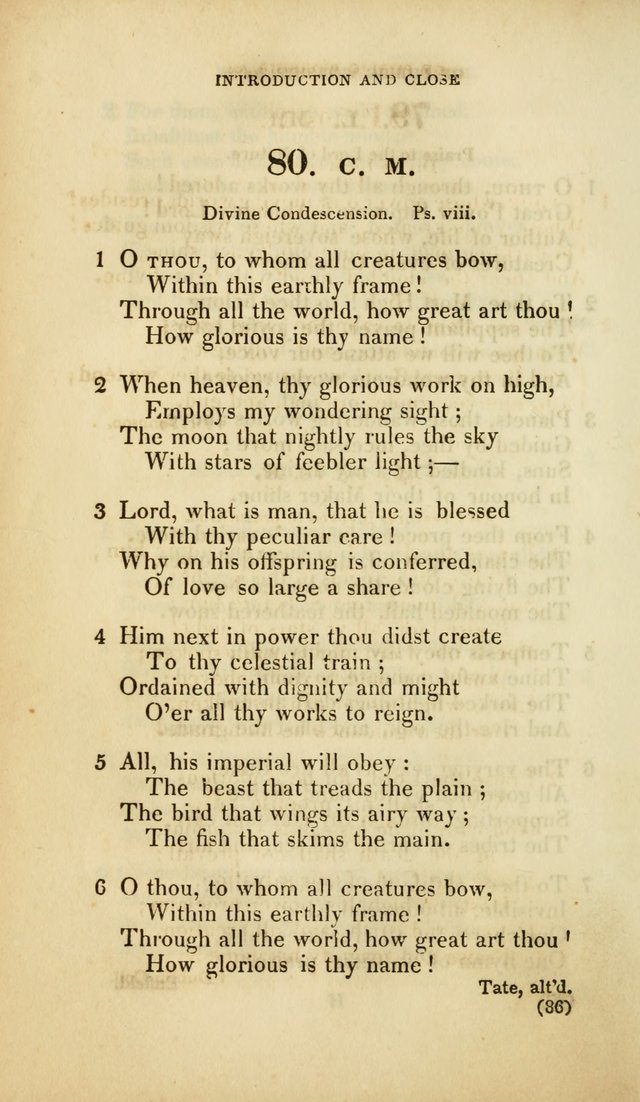 A Collection of Psalms and Hymns, for Social and Private Worship (Rev. ed.  with supplement) page 87