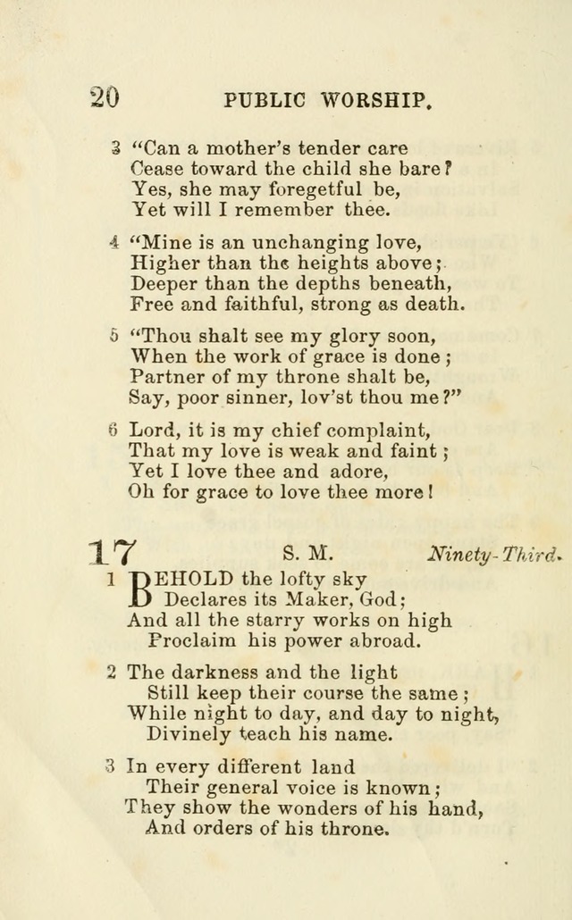 A Collection of Psalms, Hymns, and Spiritual Songs: suited to the various occasions of public worship and private devotion of the church of Christ: with an appendix of  German hymns page 18