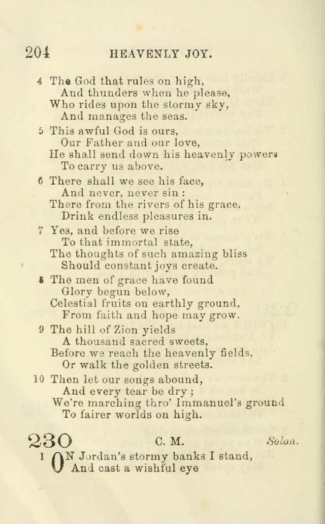 A Collection of Psalms, Hymns, and Spiritual Songs: suited to the various occasions of public worship and private devotion of the church of Christ: with an appendix of  German hymns page 202