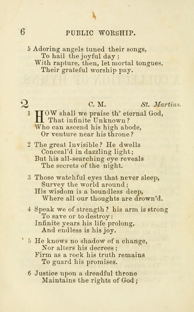 A Collection of Psalms, Hymns, and Spiritual Songs: suited to the various occasions of public worship and private devotion of the church of Christ: with an appendix of  German hymns page 4