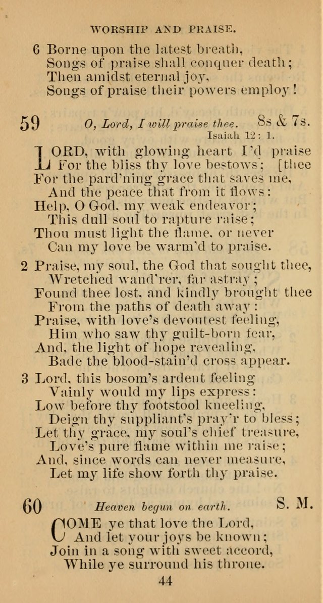 A Collection of Psalms, Hymns and Spiritual Songs; suited to the various kinds of Christian worship; and especially designed for and adapted to the Fraternity of the Brethren... page 51
