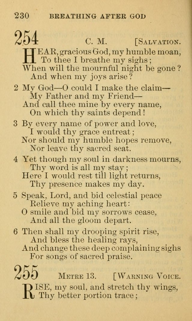 A Collection of Psalms and Hymns: suited to the various occasions of public worship and private devotion page 230
