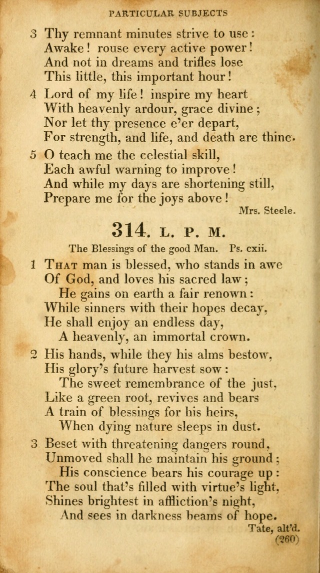 A Collection of Psalms and hymns, for social and private worship page 269